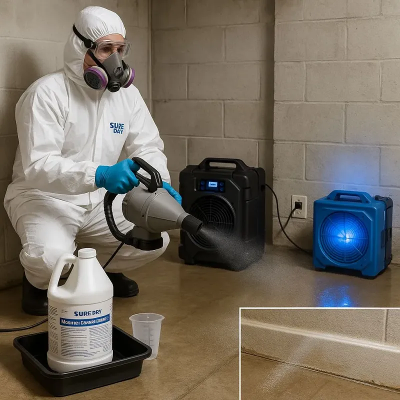 Sanitization and Odor Removal process in Bethel, OH
